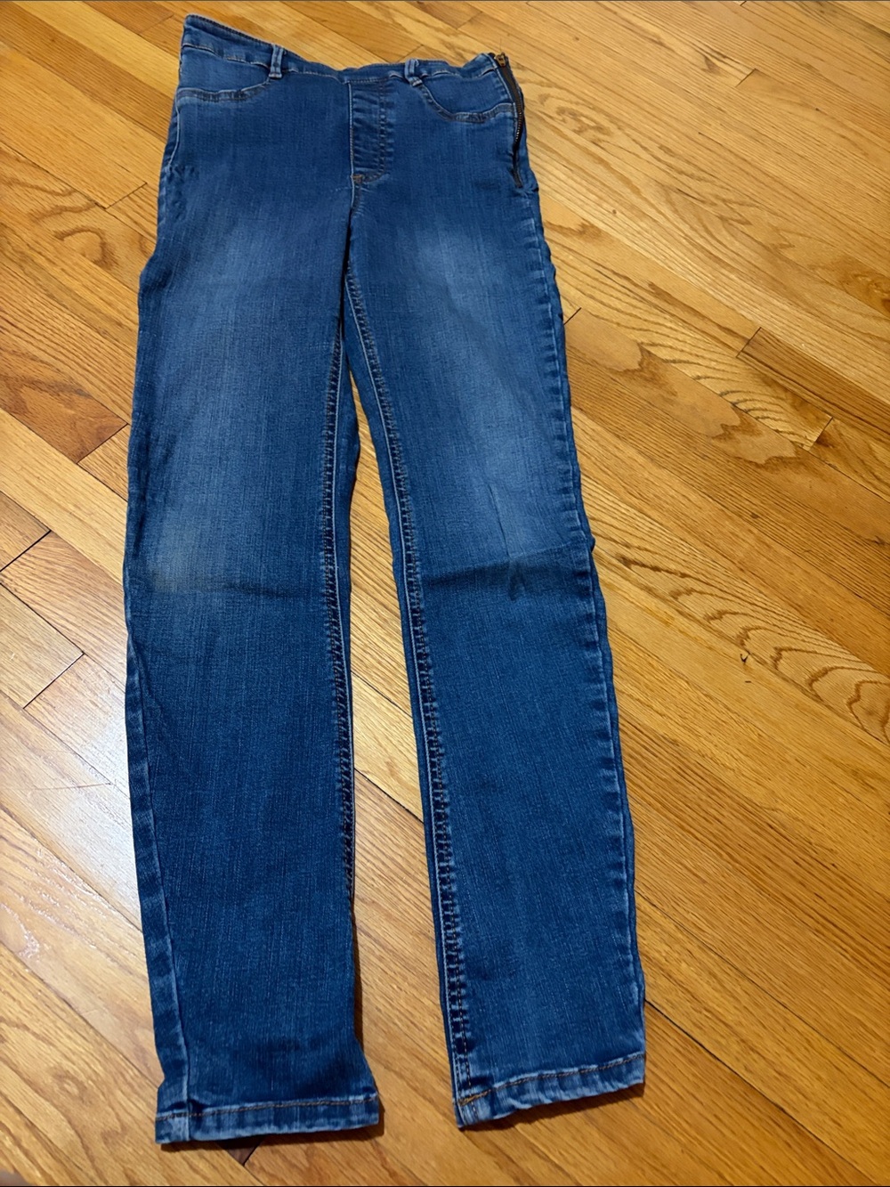 Zara Women's Skinny Jeans in Dark Blue Wash